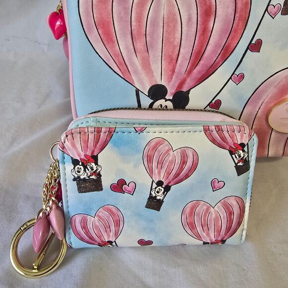 Her Universe Disney Mickey & Minnie Mouse Heart Balloon Mini Backpack & Wallet main image 16